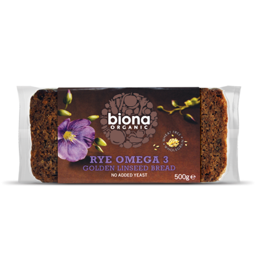 Rye Omega Golden Linseed Bread 6x500g