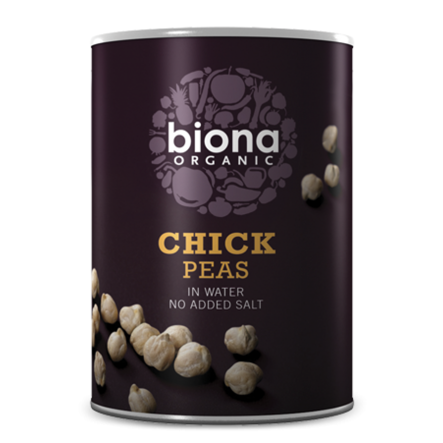Chickpeas in tins 6x400g